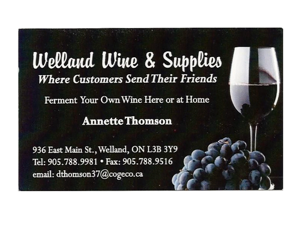 Welland Wine and Supplies